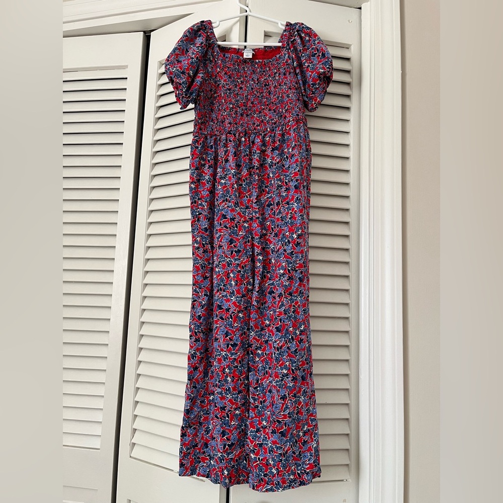 Crewcuts Floral Jumpsuit - girl size 8
